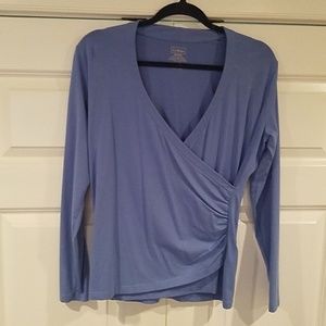 New LL Bean wrap top